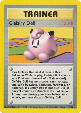 Clefairy Doll (70/102) [Base Set Unlimited] - The Mythic Store | 24h Order Processing