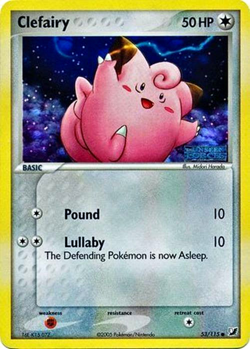 Clefairy (53/115) (Stamped) [EX: Unseen Forces] - The Mythic Store | 24h Order Processing