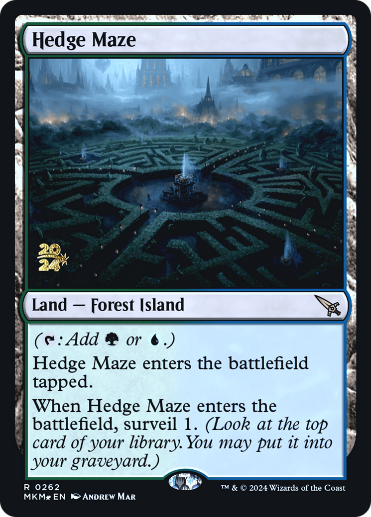 Hedge Maze [Murders at Karlov Manor Prerelease Promos] - The Mythic Store | 24h Order Processing