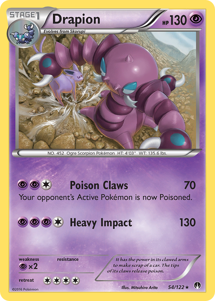 Drapion (54/122) [XY: BREAKpoint] - The Mythic Store | 24h Order Processing