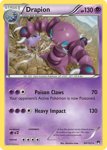 Drapion (54/122) [XY: BREAKpoint] - The Mythic Store | 24h Order Processing