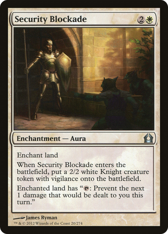 Security Blockade [Return to Ravnica] - The Mythic Store | 24h Order Processing
