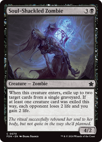 Soul-Shackled Zombie [Foundations] - The Mythic Store | 24h Order Processing