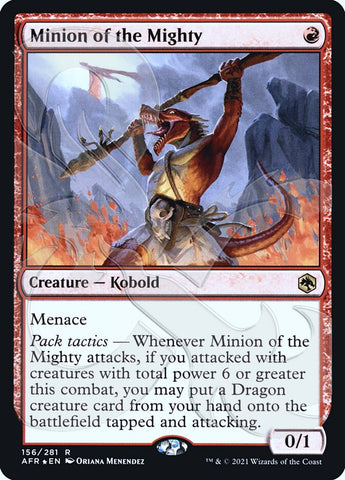 Minion of the Mighty (Ampersand Promo) [Dungeons & Dragons: Adventures in the Forgotten Realms Promos] - The Mythic Store | 24h Order Processing