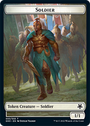 Soldier // Elf Warrior Double-Sided Token [Game Night: Free-for-All Tokens] - The Mythic Store | 24h Order Processing