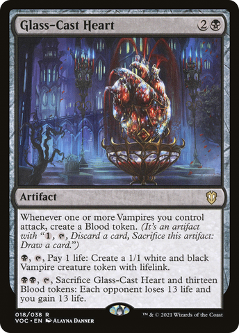 Glass-Cast Heart [Innistrad: Crimson Vow Commander] - The Mythic Store | 24h Order Processing