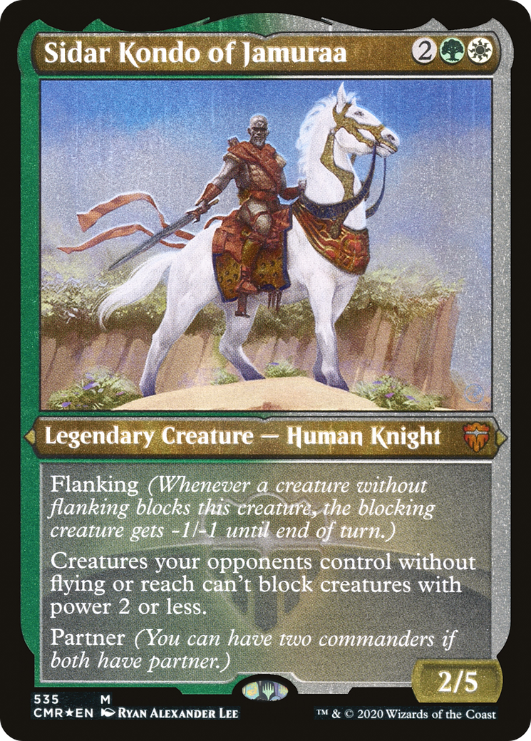 Sidar Kondo of Jamuraa (Etched) [Commander Legends] - The Mythic Store | 24h Order Processing