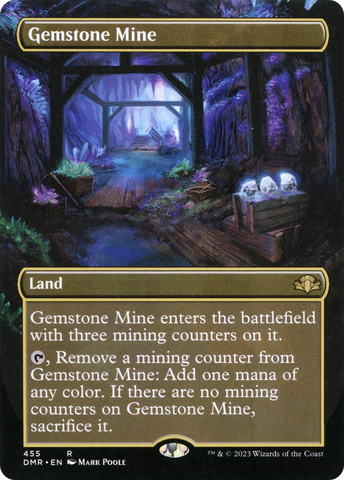 Gemstone Mine (Borderless Alternate Art) [Dominaria Remastered] - The Mythic Store | 24h Order Processing