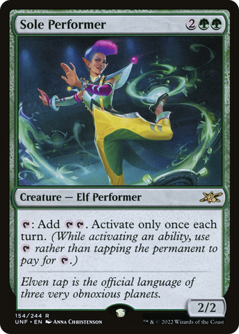 Sole Performer [Unfinity] - The Mythic Store | 24h Order Processing