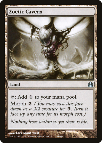 Zoetic Cavern [Commander 2011] - The Mythic Store | 24h Order Processing