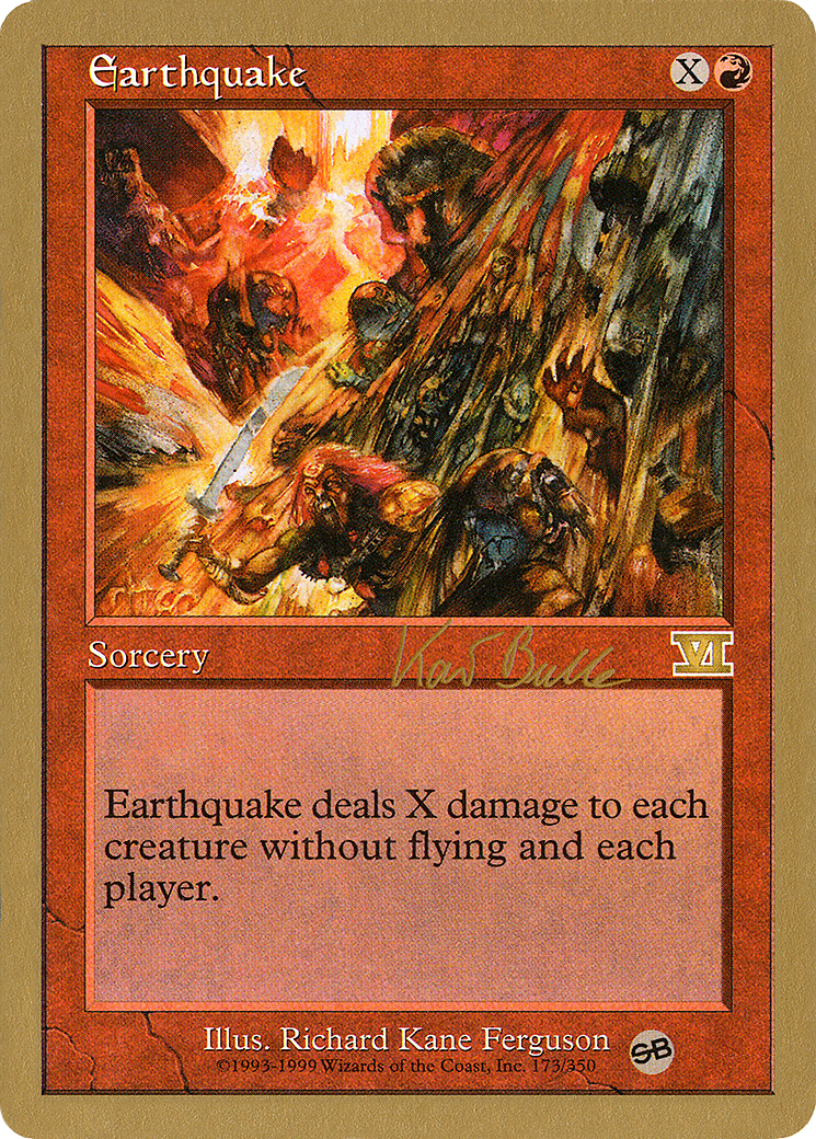 Earthquake (Kai Budde) (SB) [World Championship Decks 1999] - The Mythic Store | 24h Order Processing