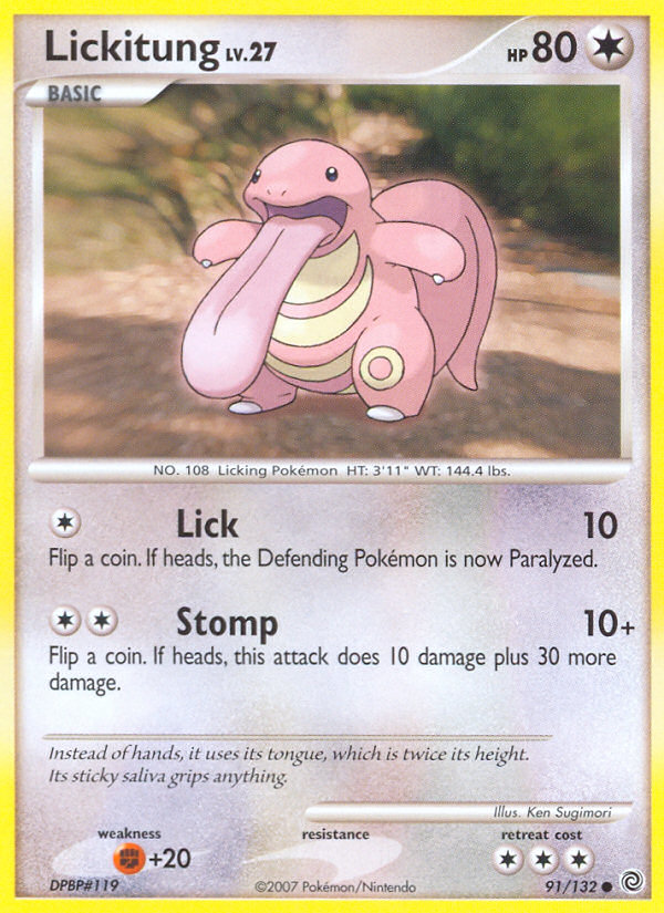 Lickitung (91/132) [Diamond & Pearl: Secret Wonders] - The Mythic Store | 24h Order Processing