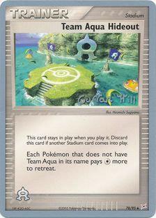 Team Aqua Hideout (78/95) (Bright Aura - Curran Hill's) [World Championships 2005] - The Mythic Store | 24h Order Processing