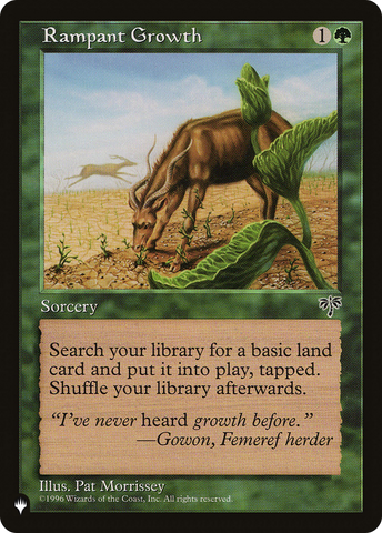 Rampant Growth (MIR) [The List] - The Mythic Store | 24h Order Processing