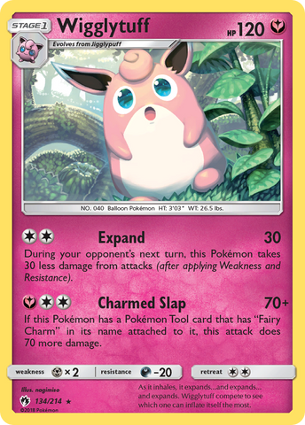 Wigglytuff (134/214) [Sun & Moon: Lost Thunder] - The Mythic Store | 24h Order Processing