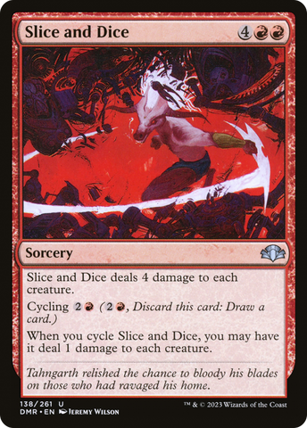 Slice and Dice [Dominaria Remastered] - The Mythic Store | 24h Order Processing