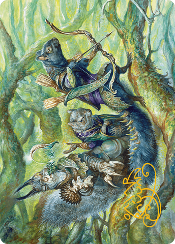 The Odd Acorn Gang Art Card (Gold-Stamped Signature) [Bloomburrow Art Series] - The Mythic Store | 24h Order Processing