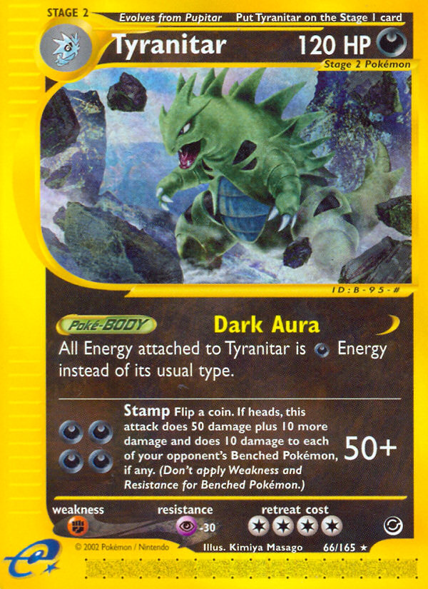 Tyranitar (66/165) [Expedition: Base Set] - The Mythic Store | 24h Order Processing