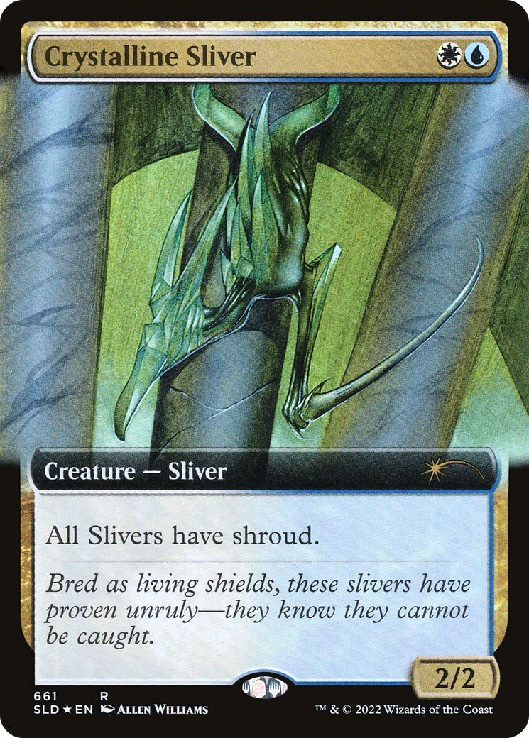 Crystalline Sliver (Extended Art) [Secret Lair Drop Promos] - The Mythic Store | 24h Order Processing