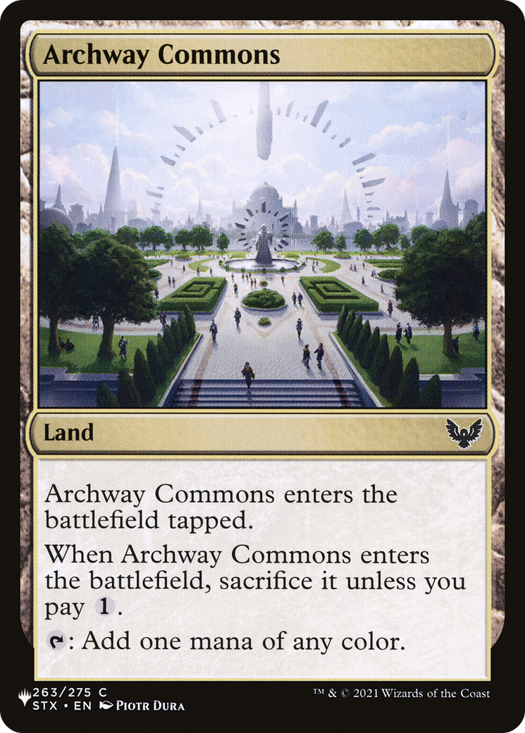 Archway Commons [The List Reprints] - The Mythic Store | 24h Order Processing