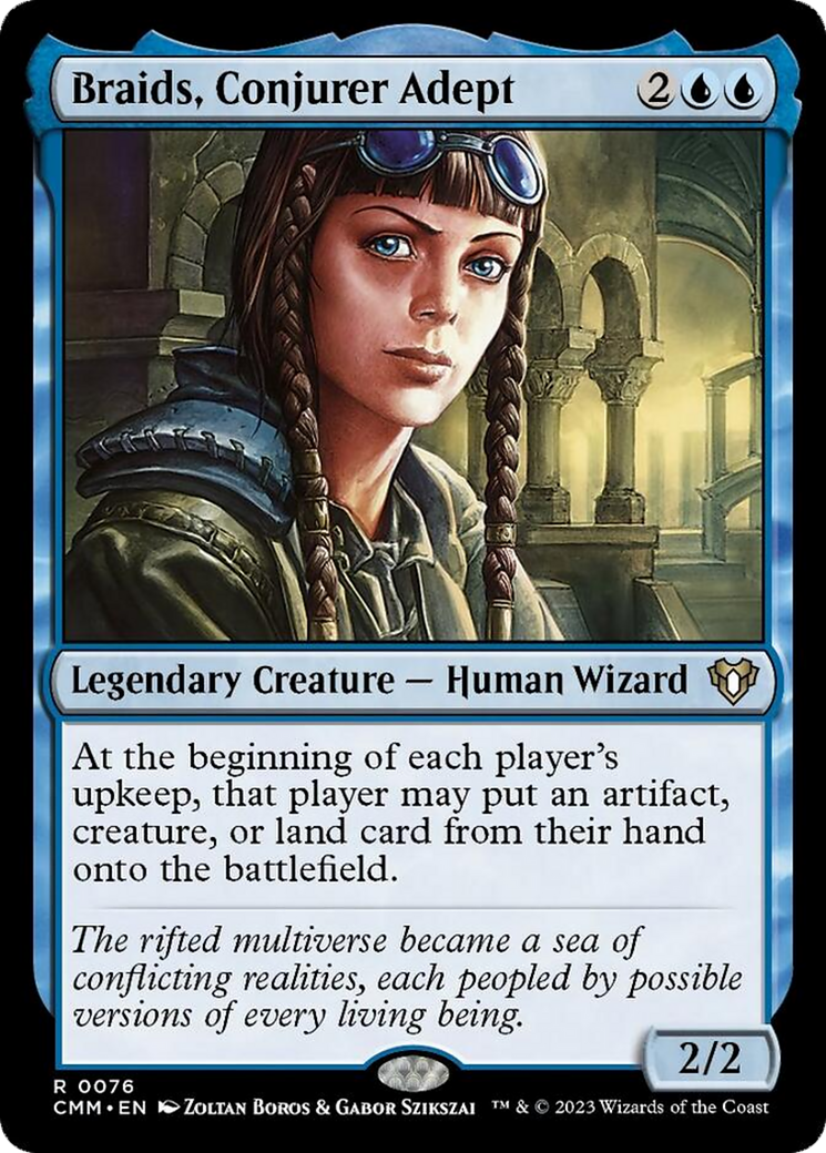 Braids, Conjurer Adept [Commander Masters] - The Mythic Store | 24h Order Processing