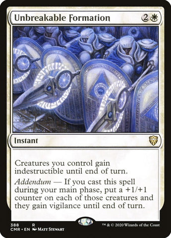 Unbreakable Formation [Commander Legends] - The Mythic Store | 24h Order Processing