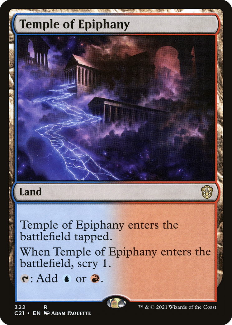 Temple of Epiphany [Commander 2021] - The Mythic Store | 24h Order Processing