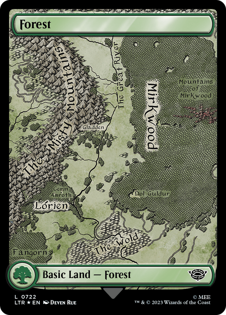Forest (0722) (Surge Foil) [The Lord of the Rings: Tales of Middle-Earth] - The Mythic Store | 24h Order Processing