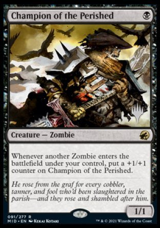 Champion of the Perished (Promo Pack) [Innistrad: Midnight Hunt Promos] - The Mythic Store | 24h Order Processing