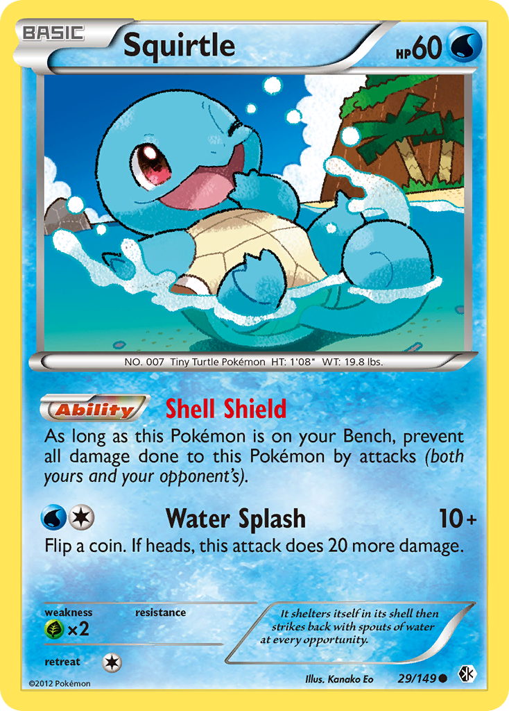 Squirtle (29/149) [Black & White: Boundaries Crossed] - The Mythic Store | 24h Order Processing