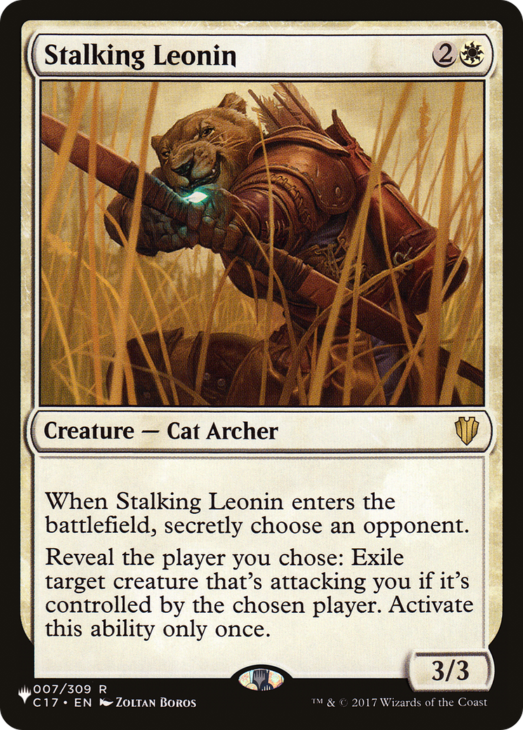 Stalking Leonin [The List] - The Mythic Store | 24h Order Processing