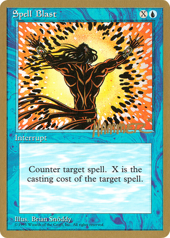 Spell Blast (Shawn "Hammer" Regnier) [Pro Tour Collector Set] - The Mythic Store | 24h Order Processing