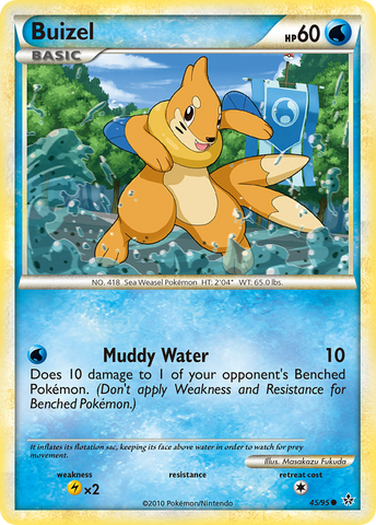 Buizel (45/95) [HeartGold & SoulSilver: Unleashed] - The Mythic Store | 24h Order Processing