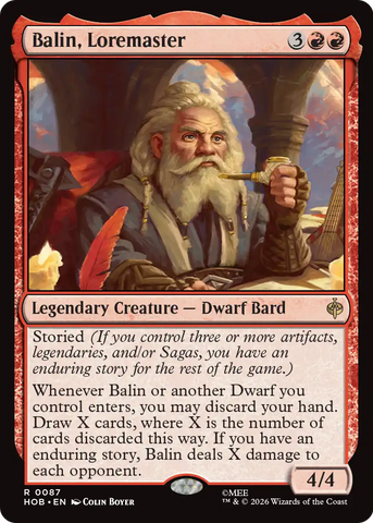 Balin, Loremaster [The Hobbit] - The Mythic Store | 24h Order Processing