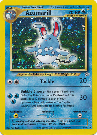 Azumarill (2/111) [Neo Genesis Unlimited] - The Mythic Store | 24h Order Processing