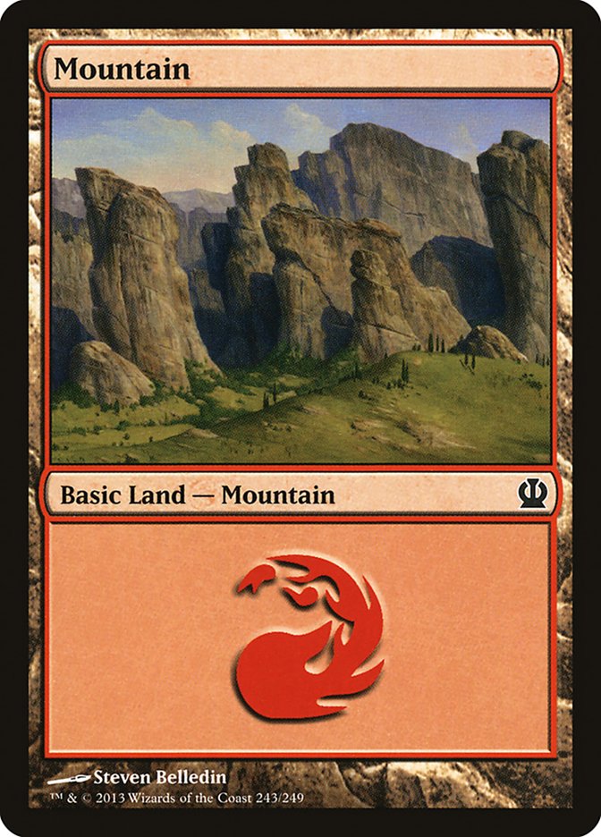Mountain (243) [Theros] - The Mythic Store | 24h Order Processing
