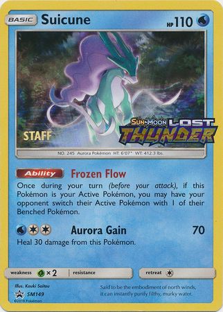 Suicune (SM149) (Staff Prerelease Promo) [Sun & Moon: Black Star Promos] - The Mythic Store | 24h Order Processing