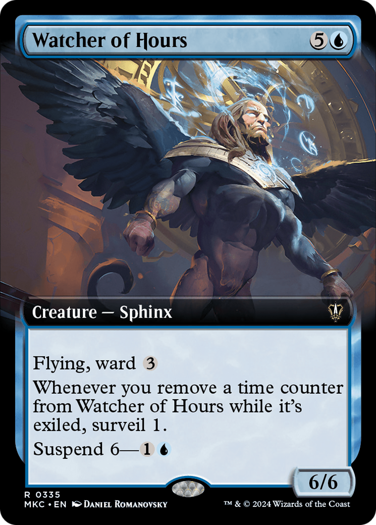 Watcher of Hours (Extended Art) [Murders at Karlov Manor Commander] - The Mythic Store | 24h Order Processing