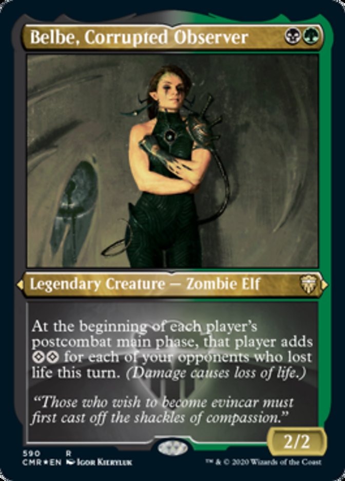 Belbe, Corrupted Observer (Etched) [Commander Legends] - The Mythic Store | 24h Order Processing