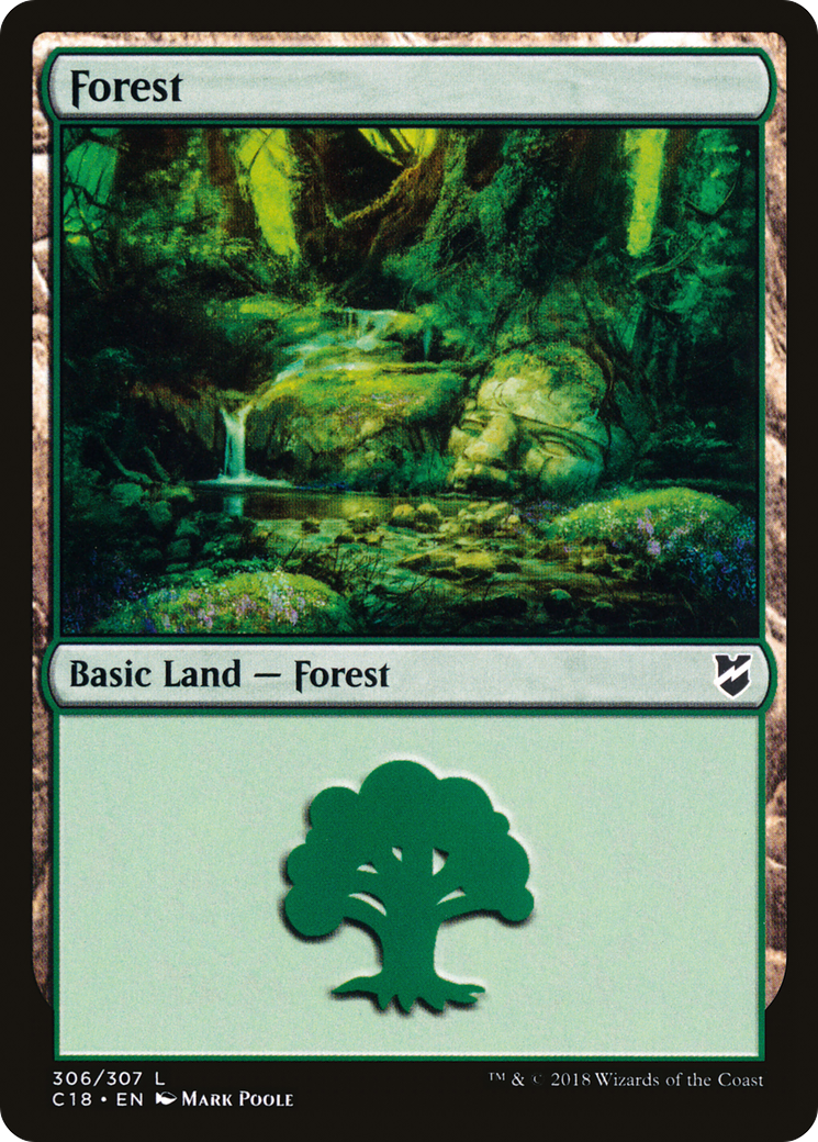 Forest (306) [Commander 2018] - The Mythic Store | 24h Order Processing