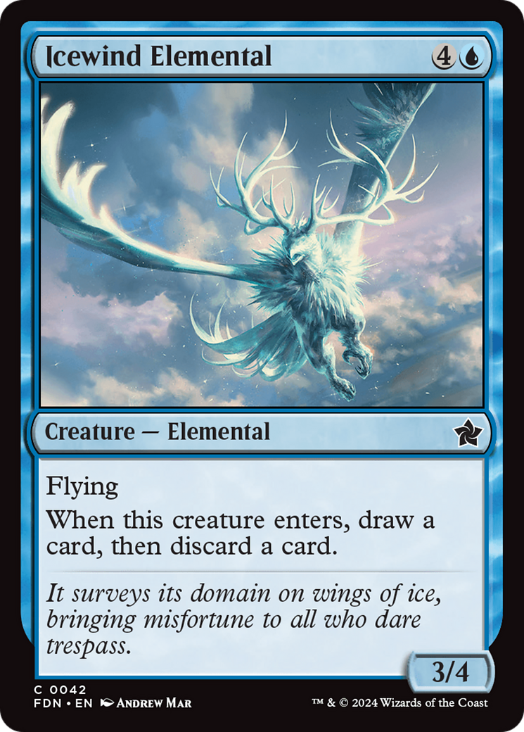 Icewind Elemental [Foundations] - The Mythic Store | 24h Order Processing