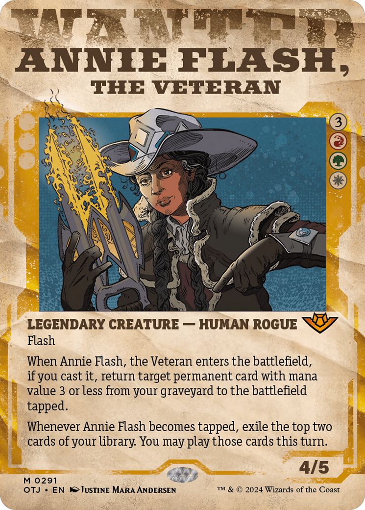 Annie Flash, the Veteran (Showcase) [Outlaws of Thunder Junction] - The Mythic Store | 24h Order Processing