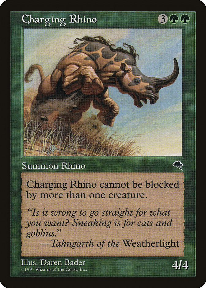 Charging Rhino [Tempest] - The Mythic Store | 24h Order Processing