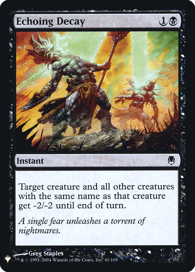 Echoing Decay [Mystery Booster] - The Mythic Store | 24h Order Processing