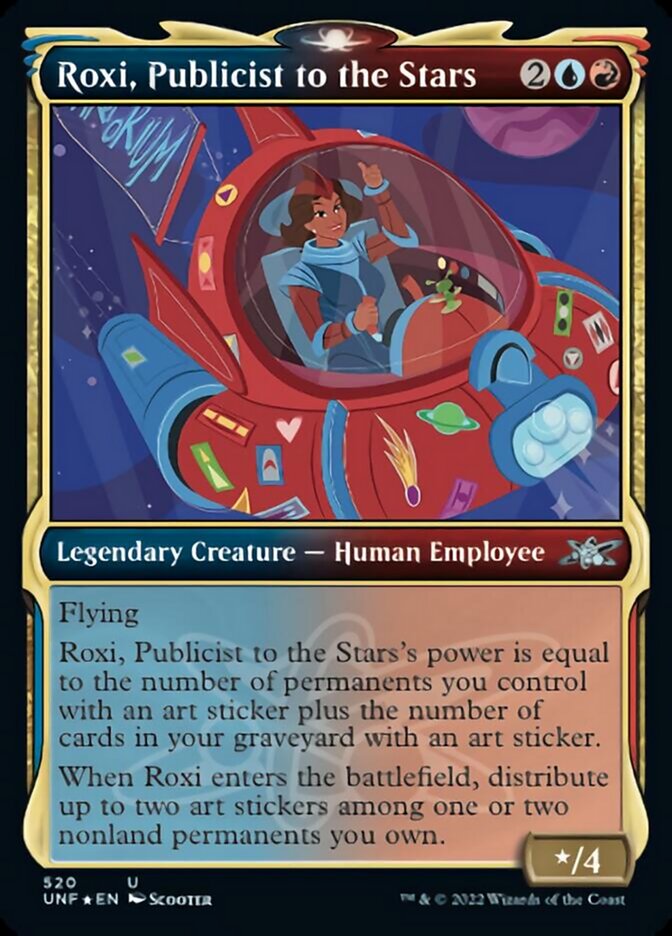 Roxi, Publicist to the Stars (Showcase) (Galaxy Foil) [Unfinity] - The Mythic Store | 24h Order Processing