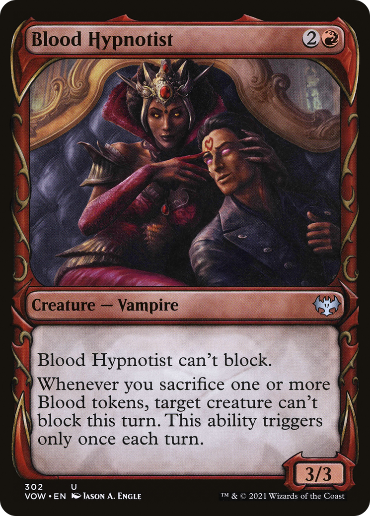 Blood Hypnotist (Showcase Fang Frame) [Innistrad: Crimson Vow] - The Mythic Store | 24h Order Processing