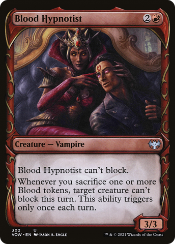 Blood Hypnotist (Showcase Fang Frame) [Innistrad: Crimson Vow] - The Mythic Store | 24h Order Processing