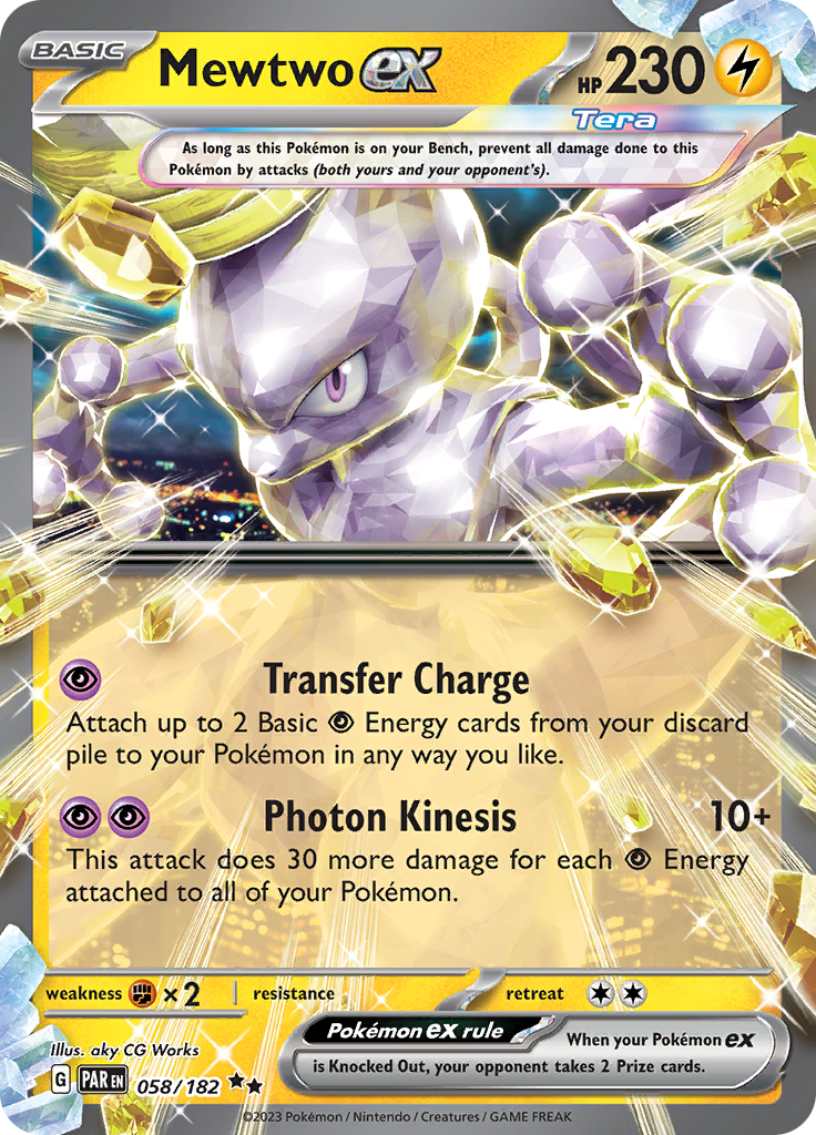 Mewtwo ex (058/182) [Scarlet & Violet: Paradox Rift] - The Mythic Store | 24h Order Processing