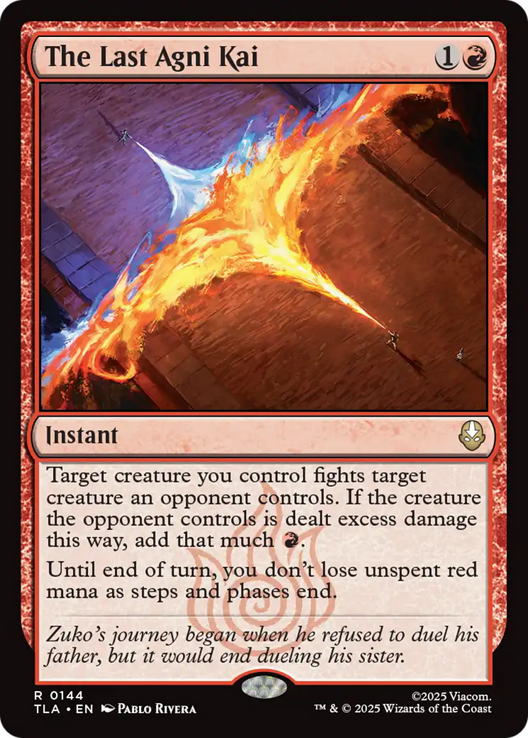 The Last Agni Kai [Avatar: The Last Airbender] - The Mythic Store | 24h Order Processing