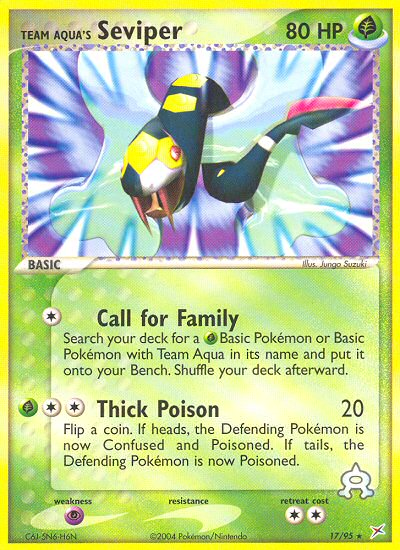 Team Aqua's Seviper (17/95) [EX: Team Magma vs Team Aqua] - The Mythic Store | 24h Order Processing
